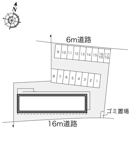 ★手数料０円★千葉市稲毛区稲毛町　月極駐車場（LP）